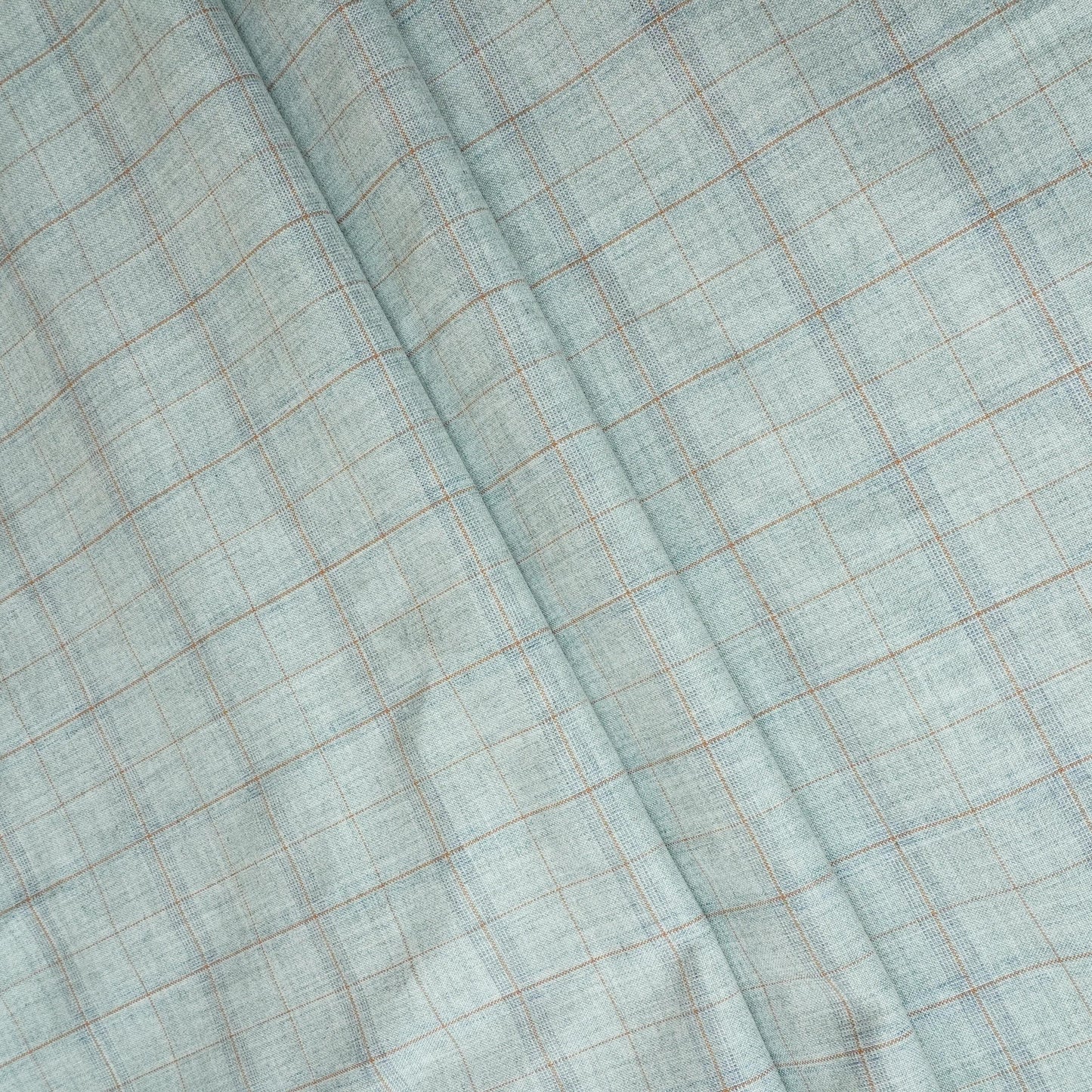 Light Grey Check Print Suiting Fabric MF-29415