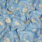 Lavender 3D Embroidery Moss Crepe Cotton Fabric CF-30480