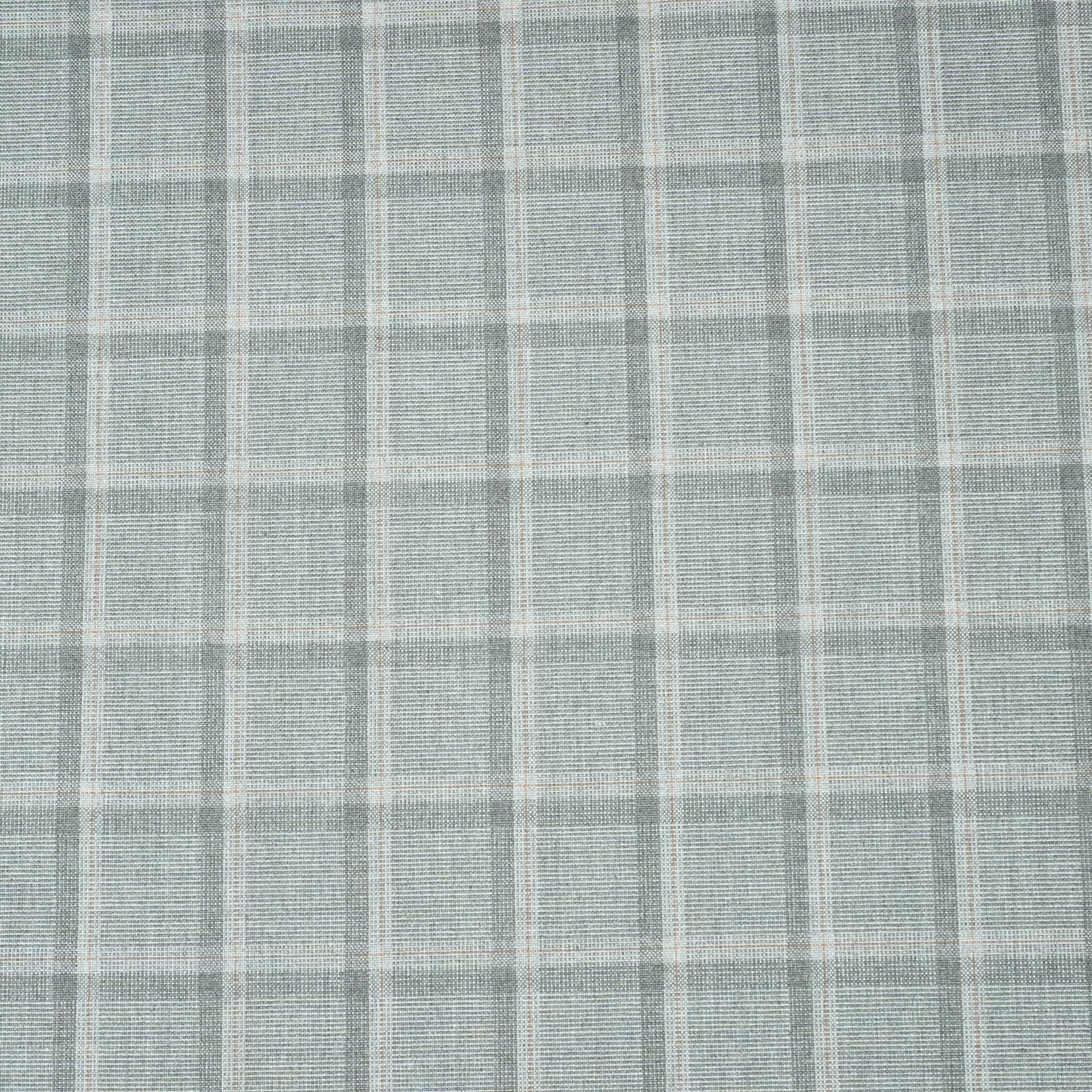 Grey Check Print Suiting Fabric MF-29411 - TradeUNO