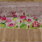 Dusty Lilac Pichwai With Border Chiniya Silk Fabric CW-32574