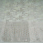Off White Dyeable Floral Jaal Chiniya Silk Fabric CW-32584