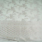 Off White Dyeable Floral Jaal Chiniya Silk Fabric CW-32584