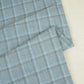 Light Blue Check Print Suiting Fabric MF-29410