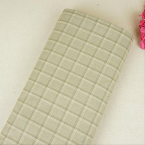 Beige Check Print Suiting Fabric MF-29414 - TradeUNO