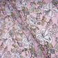 Dusty Pink floral thread embroidery Pure Cotton Chanderi Fabric VI-31009