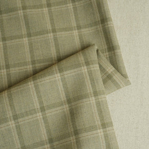 Beige Check Print Suiting Fabric MF-29414 - TradeUNO
