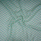 Light Turquoise With Cream Abstract Print Muslin Fabric GTS-30937