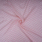 Pink With Cream Abstract Print Muslin Fabric GTS-30935