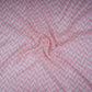 Pink With Cream Abstract Print Muslin Fabric GTS-30935