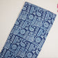 Indigo with White Dabu Print Cotton Fabric DH-29458