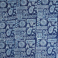 Indigo with White Dabu Print Cotton Fabric DH-29458
