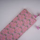 Pink Floral Print Muslin Fabric GTS-30947