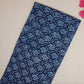 Indigo with White Dabu Print Cotton Fabric DH-29459