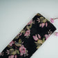 Black floral print Pure Georgette Fabric MTFG-31049