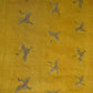 Golden Parsi Embroidery Pure Tusser Silk Fabric CW-32563