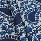 Indigo with White Dabu Print Cotton Fabric DH-29455