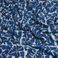 Indigo with White Dabu Print Cotton Fabric DH-29447