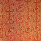Red Jaal Raw Mango Silk Fabric CW-32497