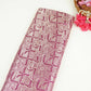 Wine Jaal Raw Mango Silk Fabric CW-32498
