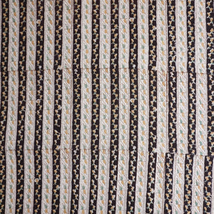 Black & White Handblock Print Cotton Fabric DH-29444 - TradeUNO