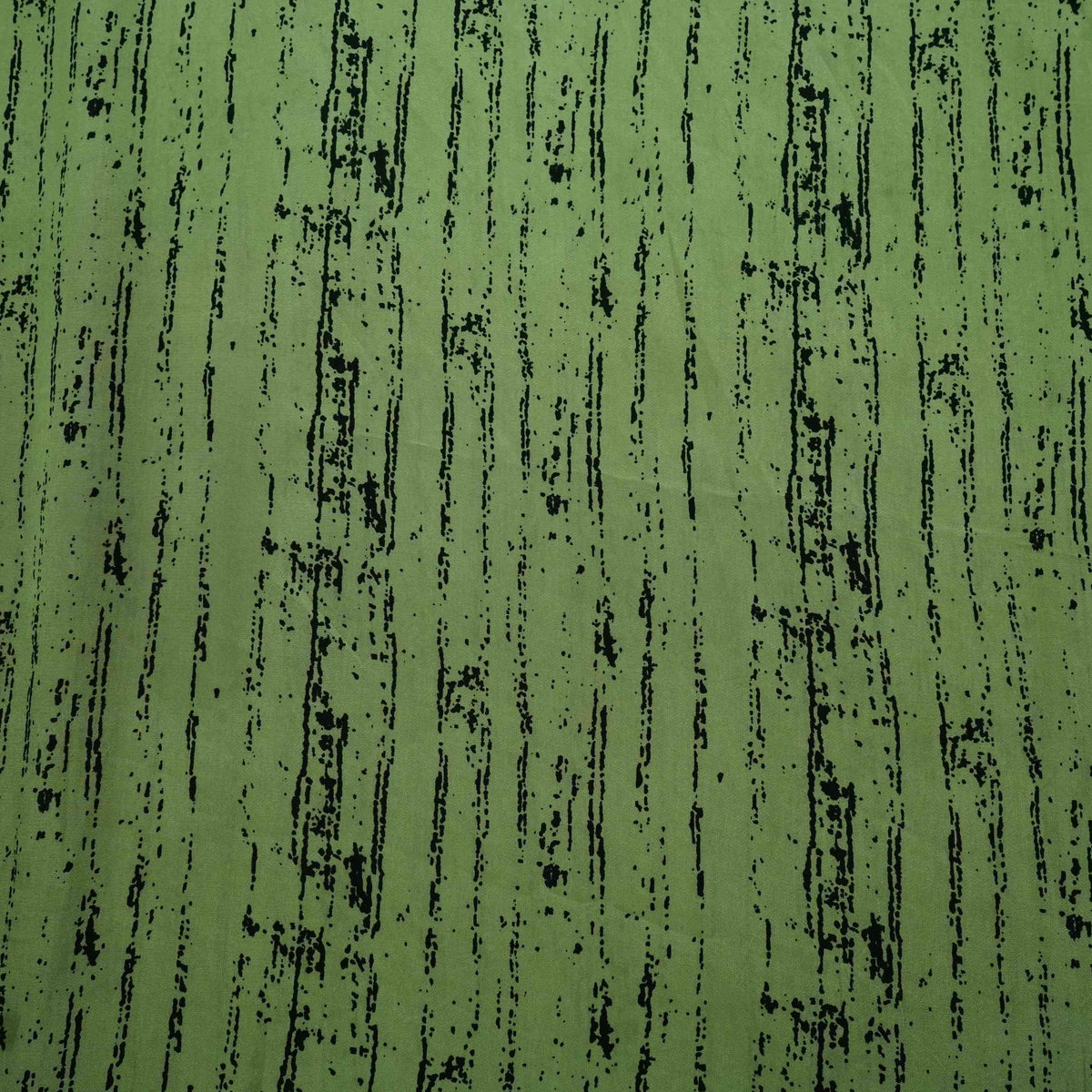 Light Green Abstract Lining Print Natural Crepe Fabric SC-34700