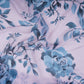 Light Grey Floral Print Organza Fabric MT-30682