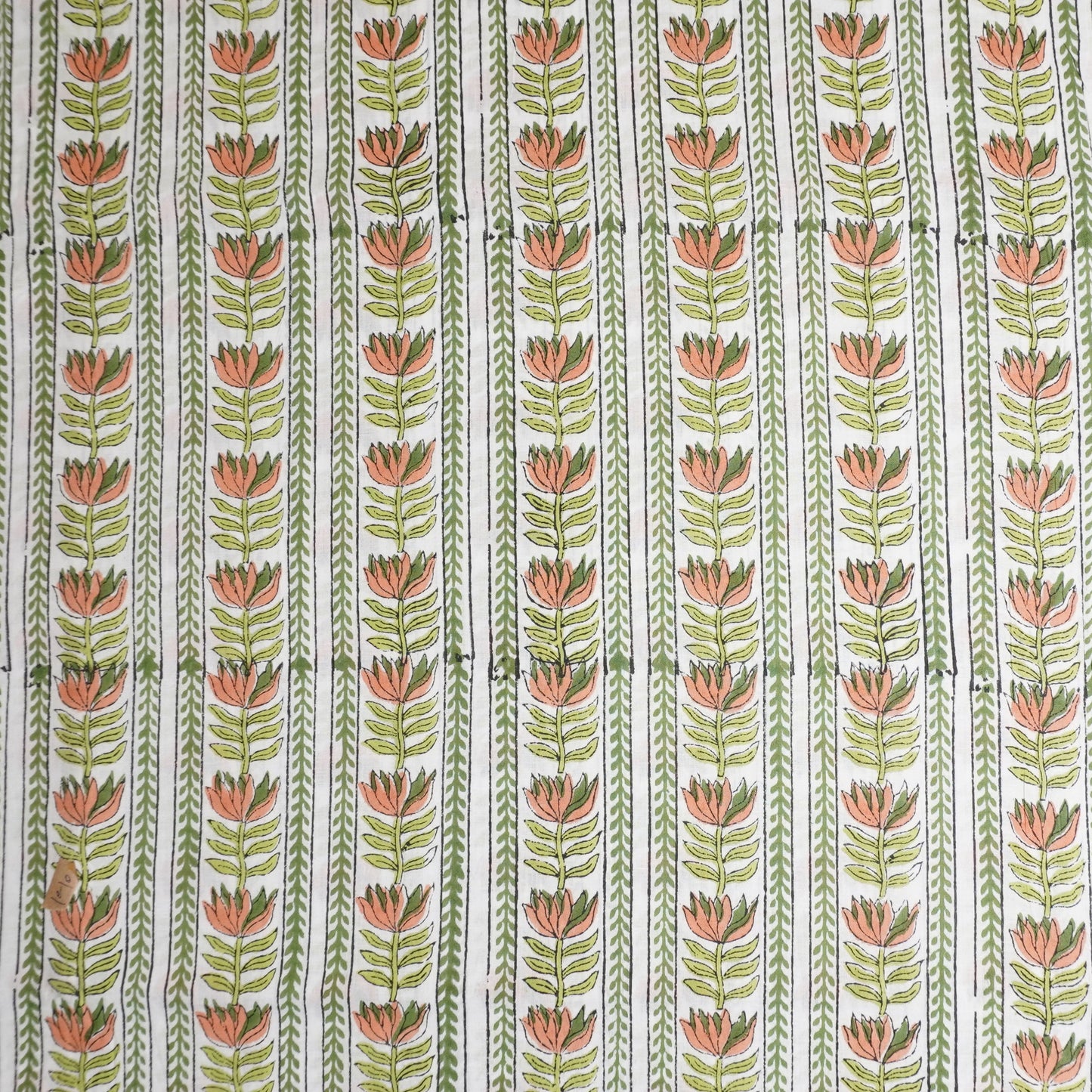 Lavender Handblock Print Cotton Fabric DH-29431