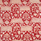 Maroon With White Ajrakh Print Chanderi Fabric CW-32504