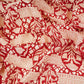 Maroon With White Ajrakh Print Chanderi Fabric CW-32504