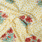 Orange Handblock Print Cotton Fabric DH-29445