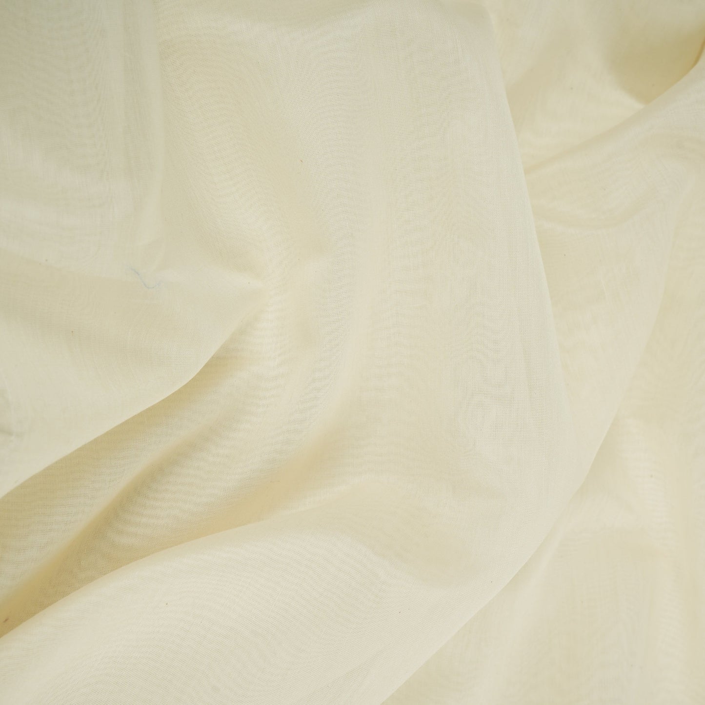 White Dyeable Border Work Chanderi Fabric CW-32506