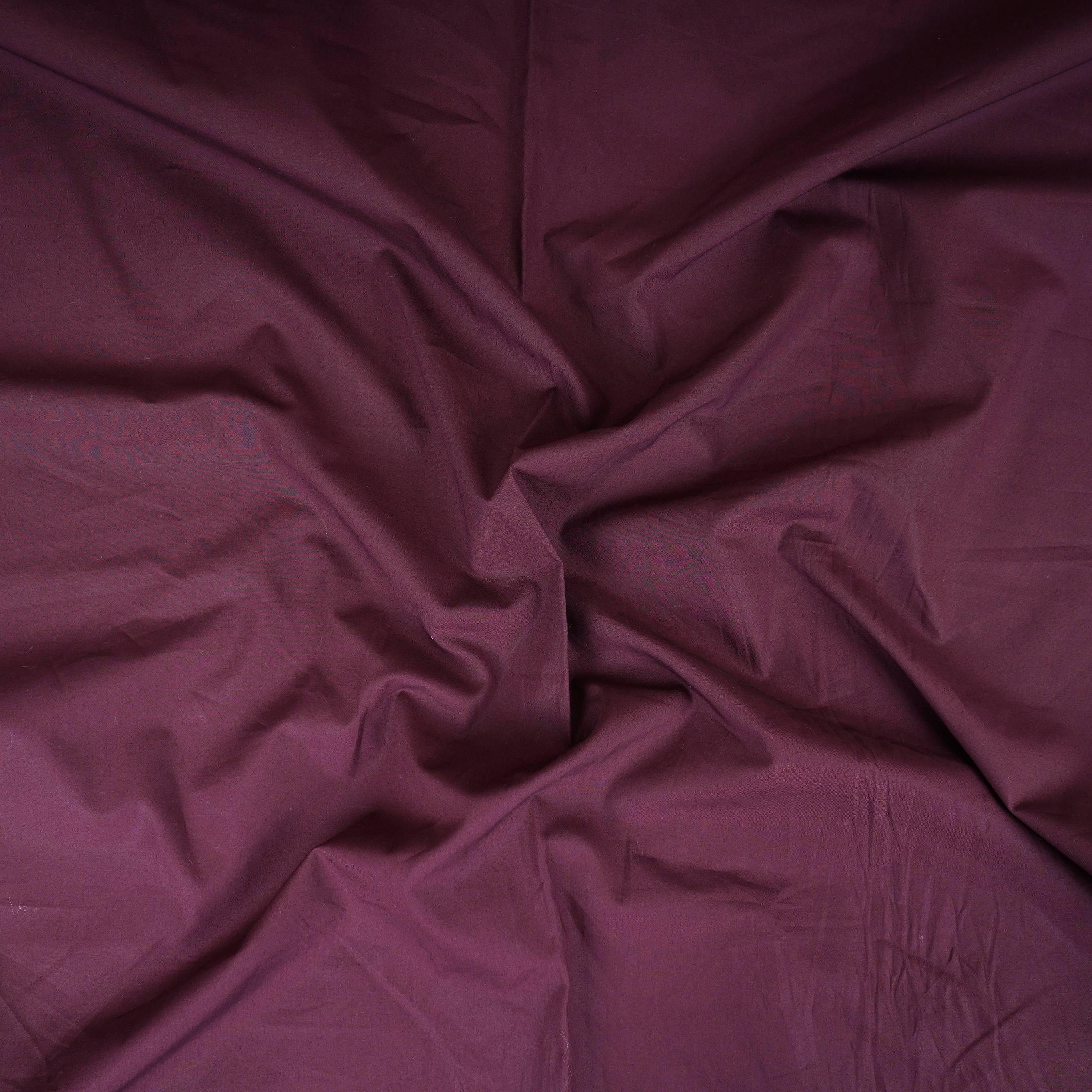 Brown Solid Poplin Fabric LSF-27888 - TradeUNO