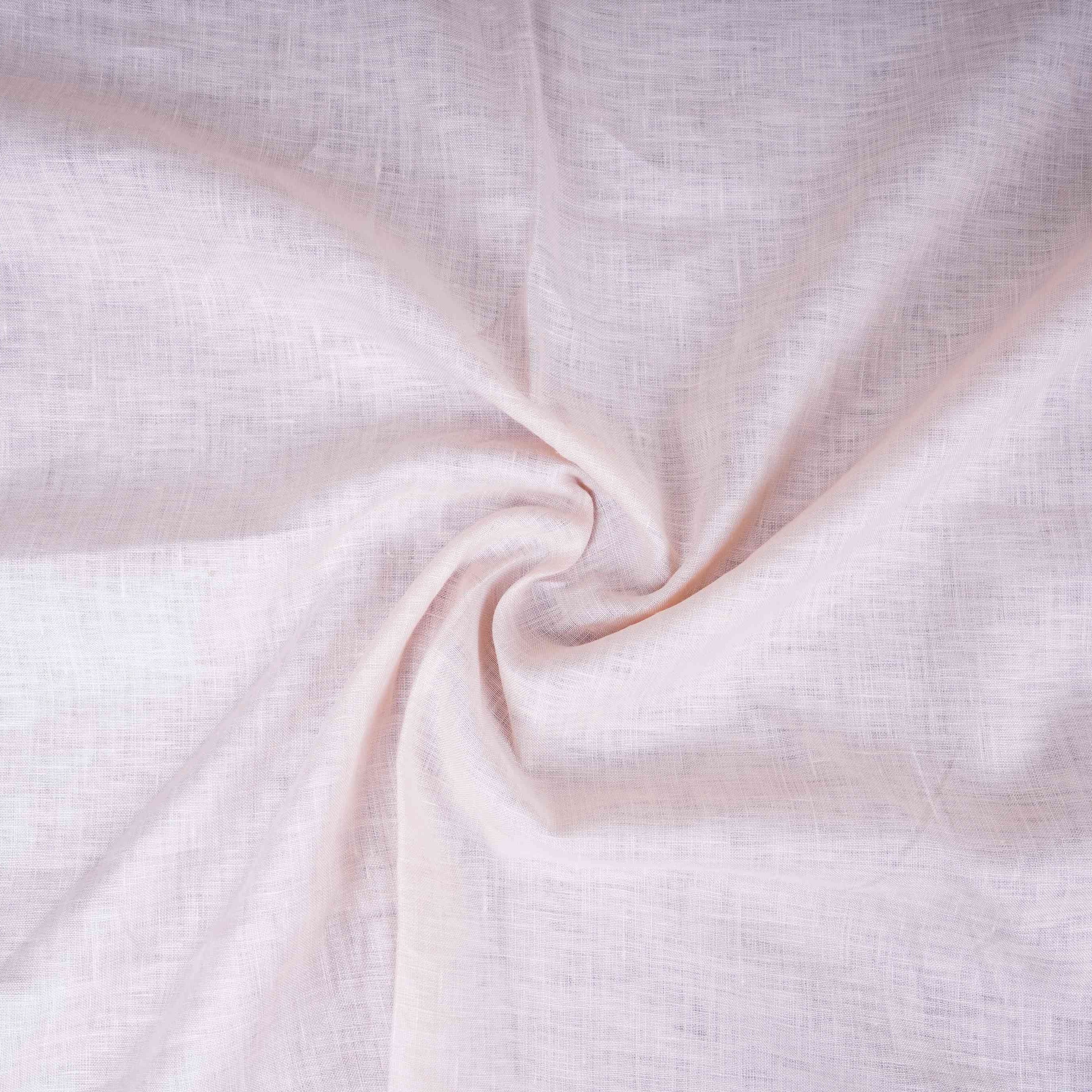 Peach Solid Pure Linen 60 Lea Fabric UT-30485 - TradeUNO