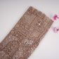 Beige Gold thread embroidery Net Fabric SGS-31174 - TradeUNO