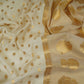 Golden Zari Buti Munga Silk SE-32865