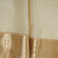 Golden Heavy Zari Border Munga Silk SE-32864