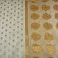 Golden Zari Buti Tissue Silk SE-32862