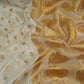 Golden Zari Buti Tissue Silk SE-32862