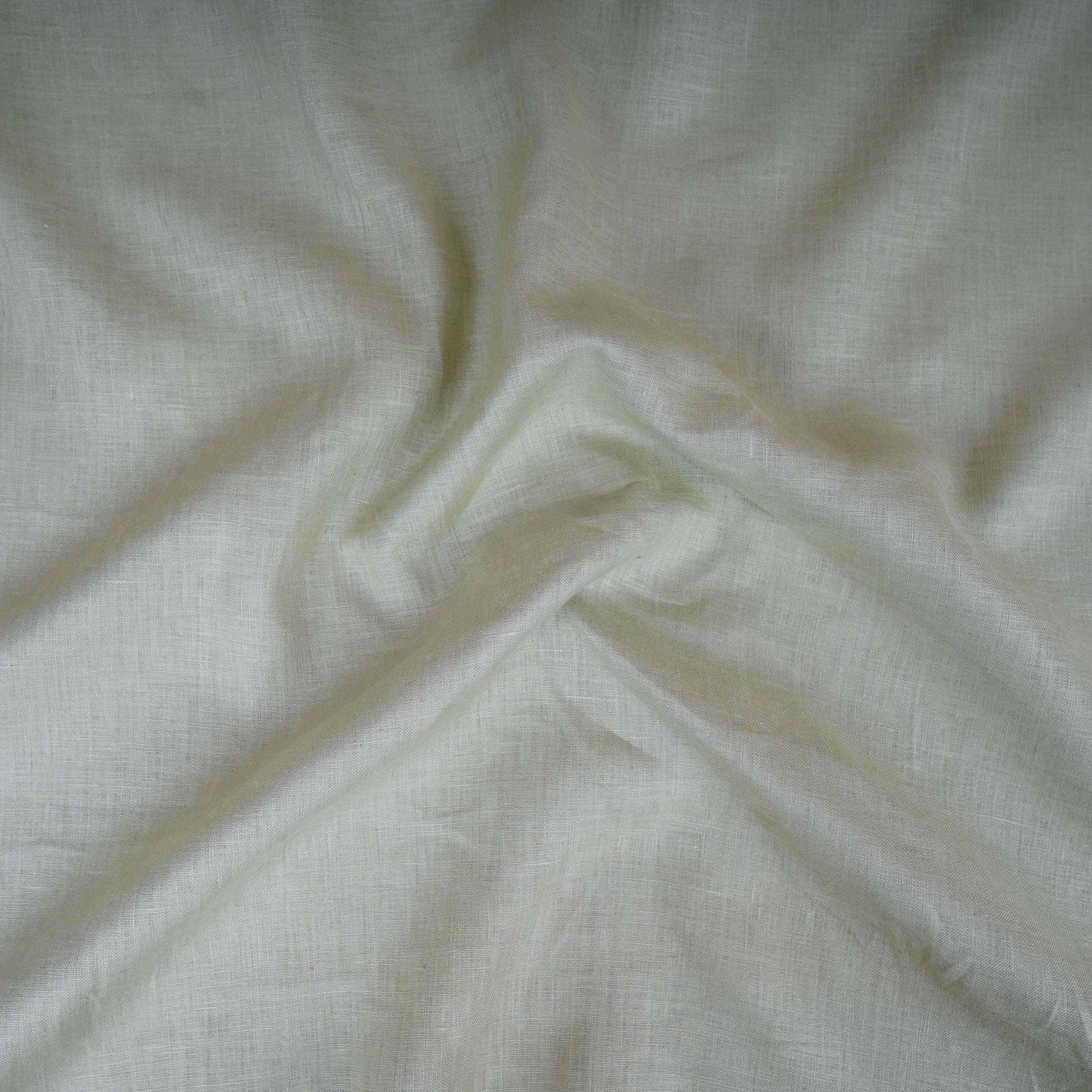 Sage Green Solid Pure Linen Fabric UT-30956 - TradeUNO