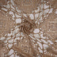 Golden cutwork sequins cutdana Net Fabric AC-31124 - TradeUNO