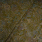 Olive Green Foil floral print Eri Cotton Fabric MTFG-31075 - TradeUNO