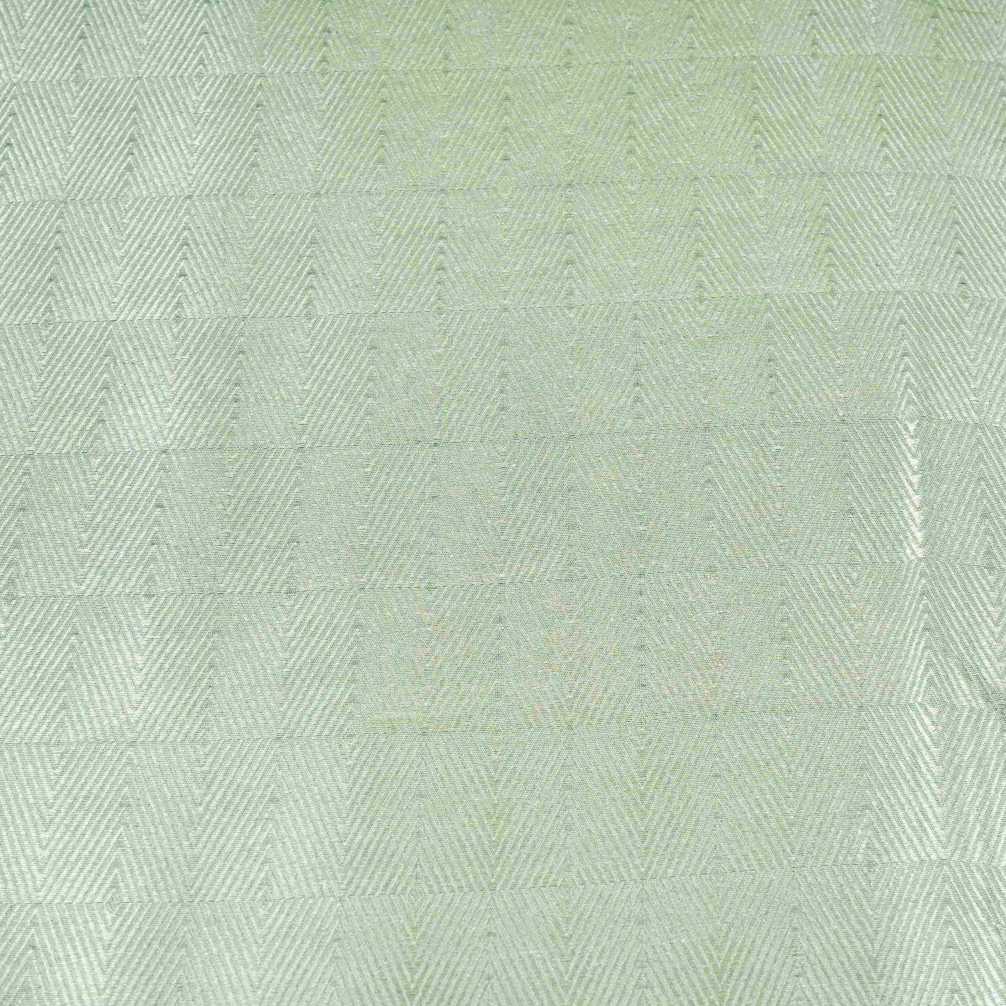 Grey Chevron Weave Brocade Fabric HMSS-32805
