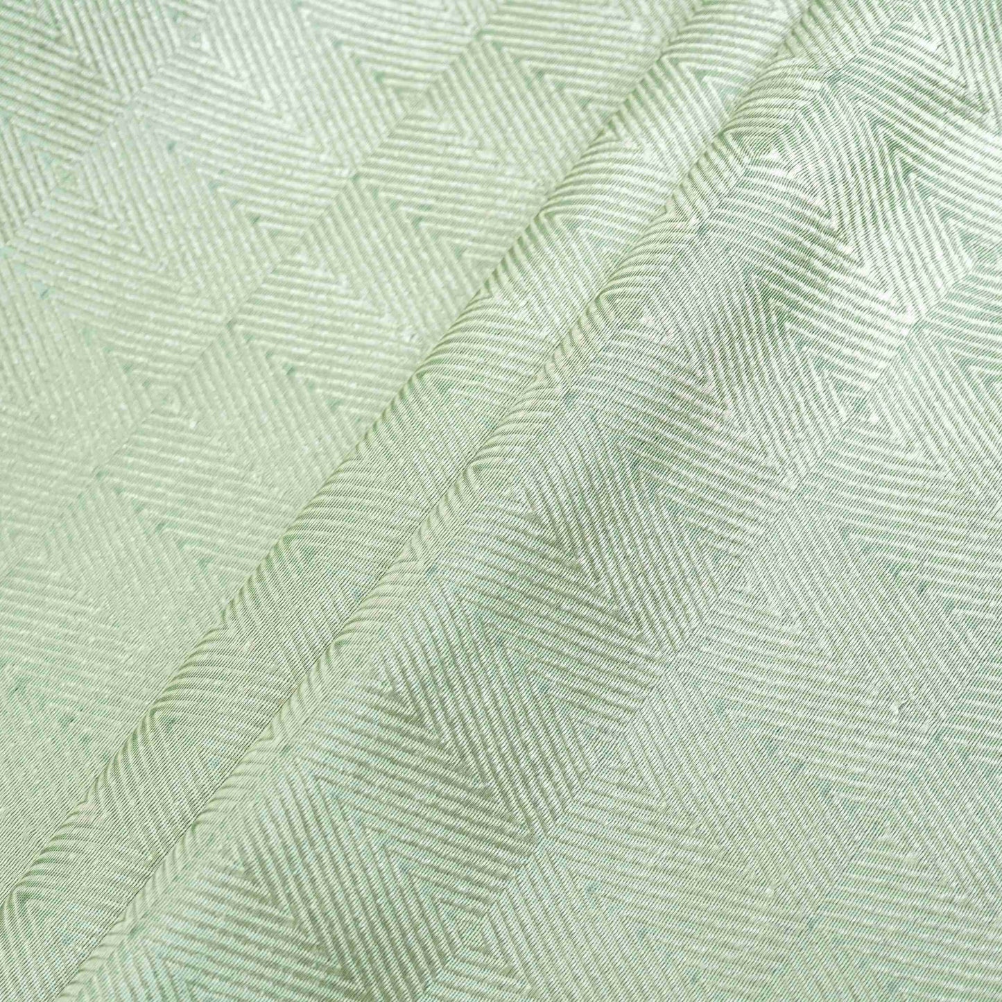 Grey Chevron Weave Brocade Fabric HMSS-32805