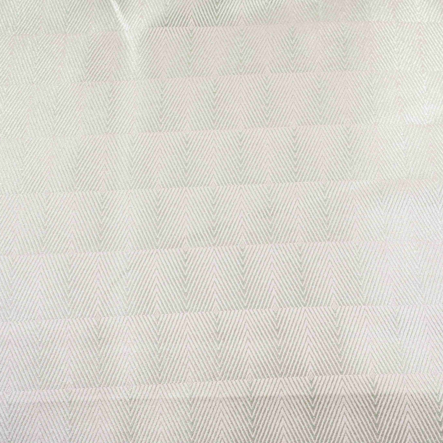 Baby Pink Chevron Weave Brocade Fabric HMSS-32802