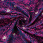 Wine Zari Booti Tanchoi Silk Fabric HMSS-32757