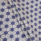Navy Blue Geometrical Print Cotton Fabric MT-29485