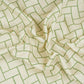 Green Geomatrical Print Cotton Fabric MT-29483