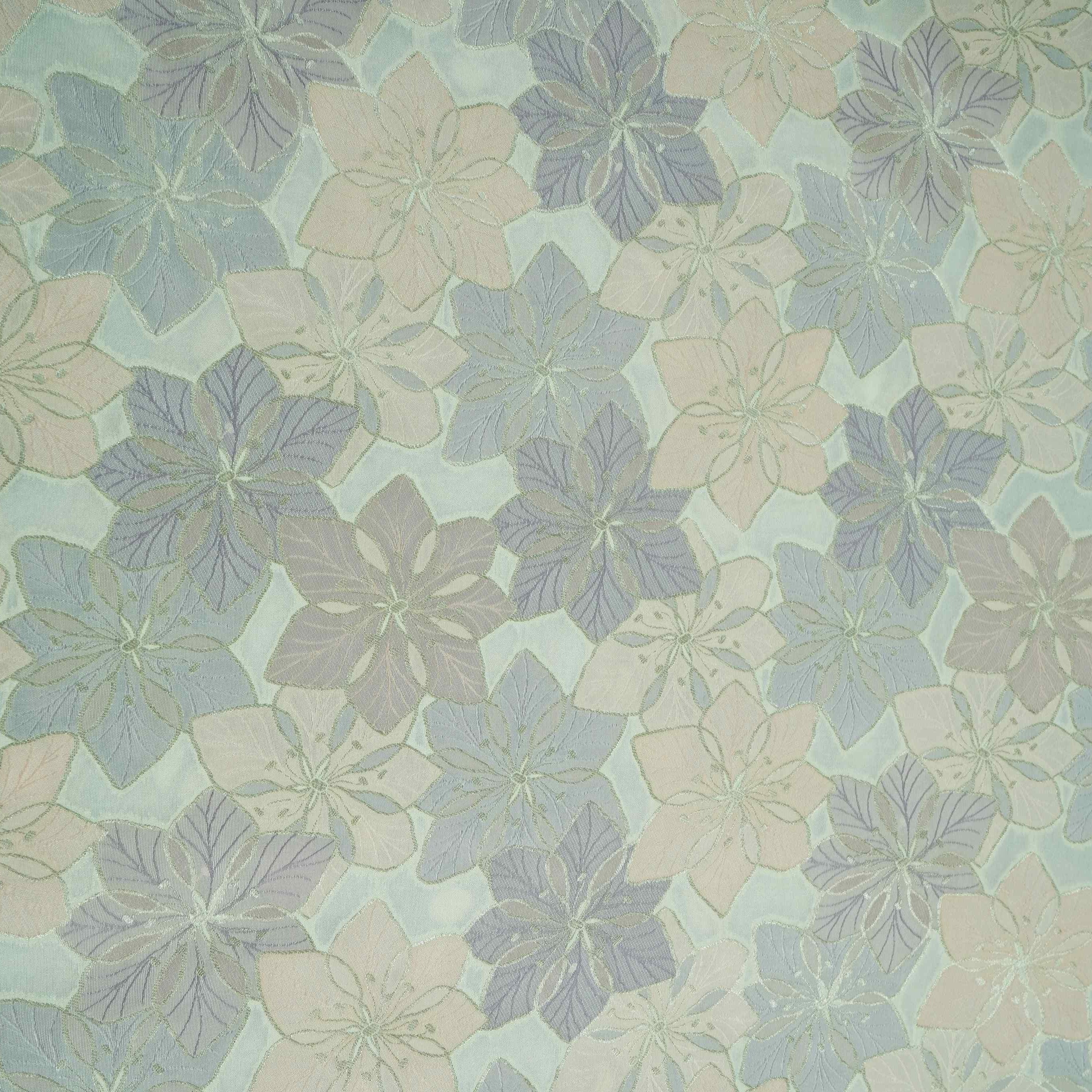 Cream Multi Rangkaat Weave Brocade Fabric HMSS-32724