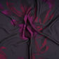 Wine floral print Modal Satin Fabric MTFG-31086