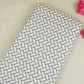 Navy Blue Geomatrical Print Cotton Fabric MT-29481